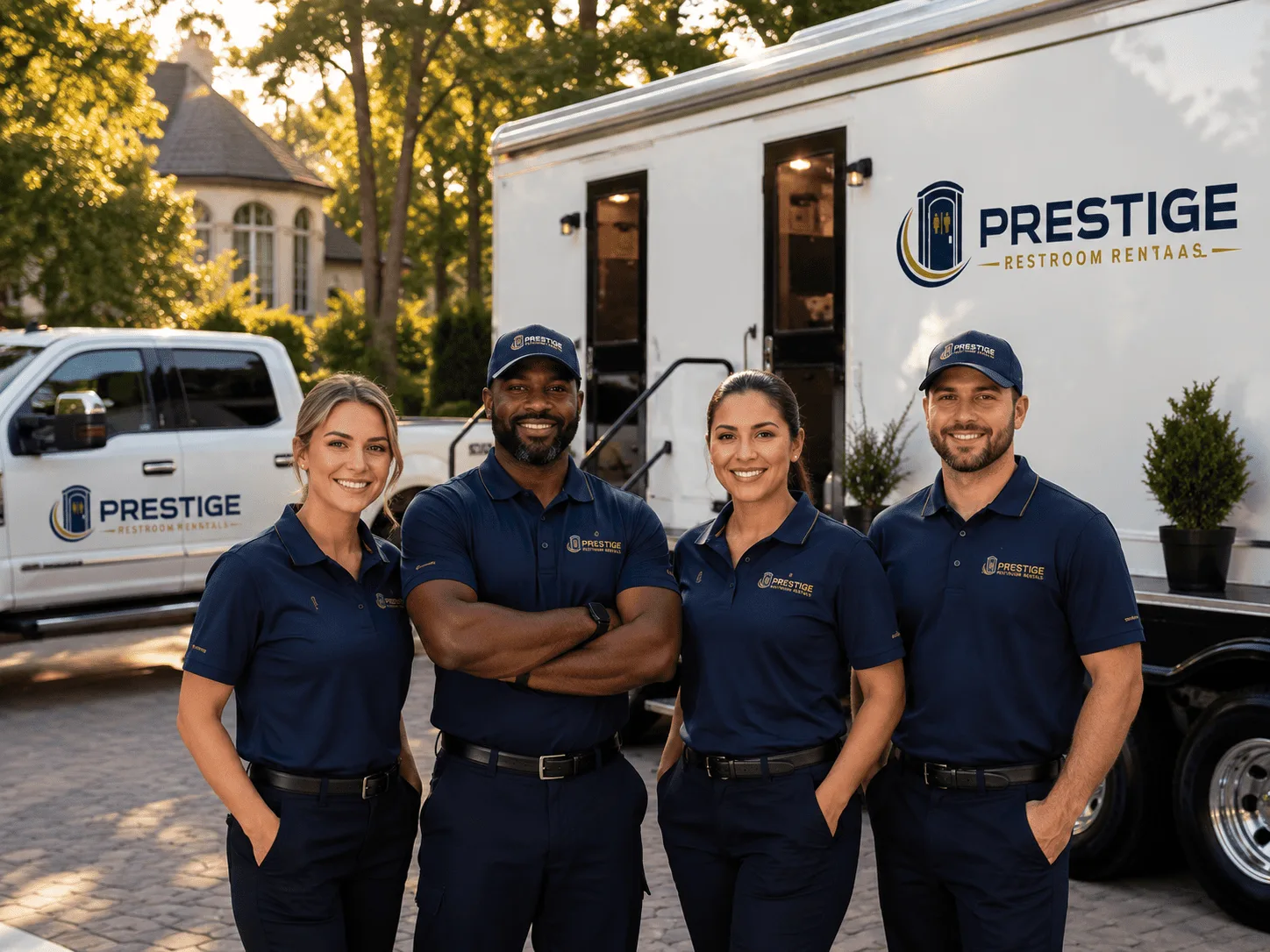 Trusted Luxury Portable Restrooms company in Mcclure, IL